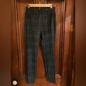 GAP Plaid Pants - Navy and Green